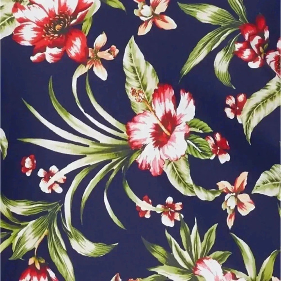 Bare Necessities Birdsong Mid Waist Bikini Bottom Floral Hibiscus Bloom - Picture 3 of 8